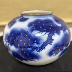 オールド 香蘭社 老松花瓶 金彩 - メルカリ