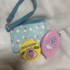 おぱんちゅうさぎ 定期入れ 缶バッジ コインケース