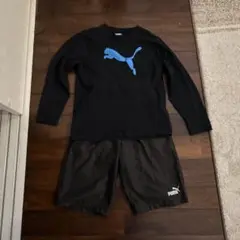 Puma 長袖カットソーとショートパンツセット