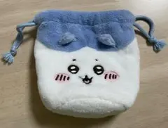 ハチワレ　フェイス巾着　ちいかわ