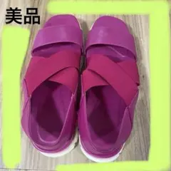 ニコアンド＊サンダル＊コーラルピンク Lしまむら好きさんにも♡のサムネイル