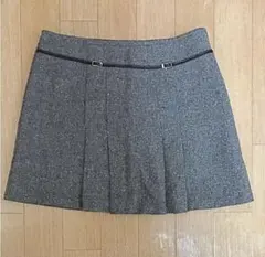 ツイード♡プリーツミニスカ♡Y2K