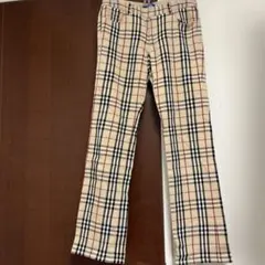 BURBERRY バーバリー ブルーレーベル ノバチェック パンツ 38