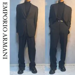 【美品】エンポリオアルマーニ　セットアップ　ブラック　シングル