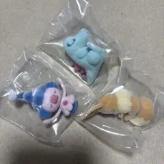 ポケモン　スリープ　フィギュア　シアンの砂浜　マネネ　イーブイ　ワニノコ