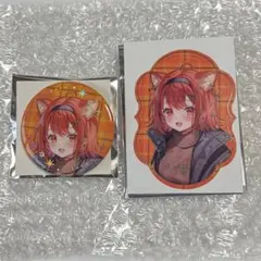 にじさんじ ウィンターデート ラトナ・プティ 缶バッジ 特典クリアステッカー