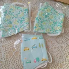 子供用3枚セット　キッズマスク　給食マスク　幼児用☆小学生　立体
