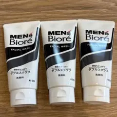 【新品】MEN'S Biore （ビオレ）FACIAL WASH 3本セットのサムネイル