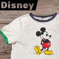 ChampionDisneyミッキーリンガーTシャツヴィンテージ復刻短丈アメカジのサムネイル
