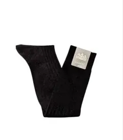 【早い者勝ち】ハリソン ウール100% リブホーズ日本製ドレスソックスネイビー