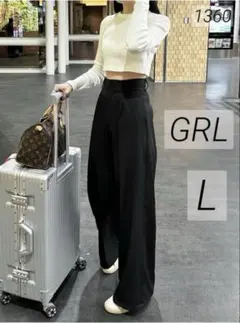 センタープレス ワイドパンツ