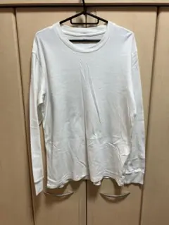 UNIQLO ホワイト 長袖 Tシャツ Lサイズ