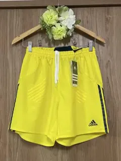 ☆adidas ランニングショーツ メンズM蛍光イエロー CLIMACOOL軽量