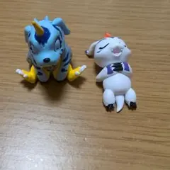 デジモン　おやすみ隊　ガブモン ゴマモン