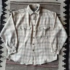 90s Ombre Check Shirt L CPO ジャケット