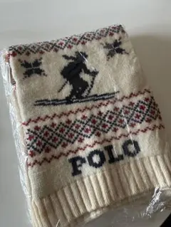 POLO RALPH LAURENスキー柄 ニットマフラー