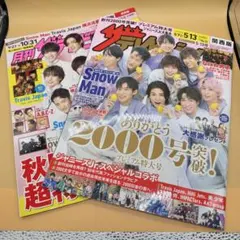 SnowMan 表紙 ザテレビジョン 2冊セット