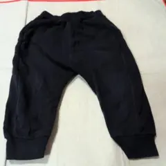 値下げ紺スウェット 長ズボン ウエストゴム