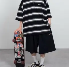 perushu ハーフパンツ ブラック スウェット ジョーツ