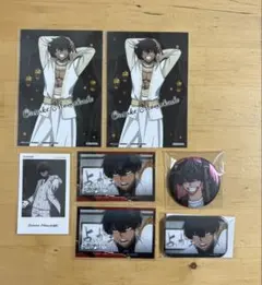 【メルカリ便発送】桃源暗鬼 ポストカード 缶バッジ 桃角桜介 7点セット
