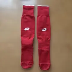 lotto ロット　サッカーソックス　22-24cm 赤のサムネイル