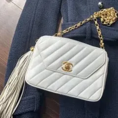 【美品】CHANEL|カメラバッグ24Kゴールドプレートシリアル2番台のサムネイル