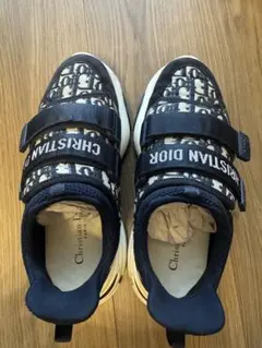 Christian Dior ロゴスニーカー ネイビー