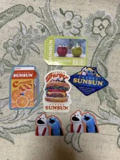 PUPPET SUNSUN ステッカー 6枚セット