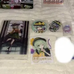 古明地こいし　アクリルスタンド　アクリルキーホルダー　カード　缶バッジ