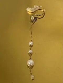 Jolie Toujours⭐︎パールとチェーンのロングイヤリング⭐︎片耳のみ