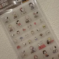 スヌーピー タイルシール　タイルみたいなシール　ドロップブロックシール