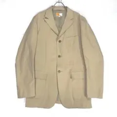 EZ by zegna コットンツイル 3B テーラードジャケット L ベージュのサムネイル