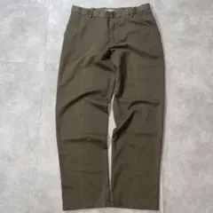 希少オリーブカーキ00s Dockersドッカーズ　ワイド チノスラックス 34のサムネイル