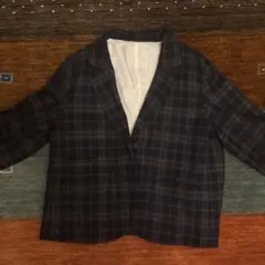 ADIEU TRISTESSE LOISIR チェック柄ジャケット 38