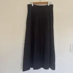 511. ZARA ロングスカート ブラック フレア 無地のサムネイル