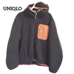 UNIQLO 【WANDERSONコラボ】フリースフード付き英国おしゃれ　極暖