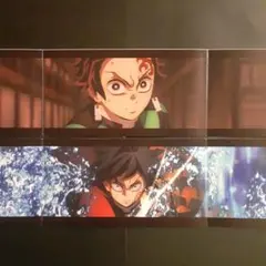 映画鬼滅の刃 無限城編 限定入場者特典 3面パノラマカード 2枚セット