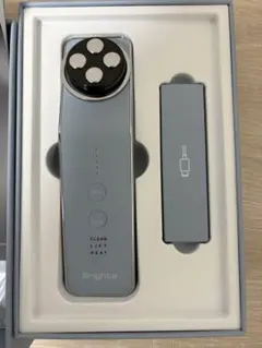 ほとんど未使用》Brighte エレキリフト美顔器 アイスブルーUSB充電式