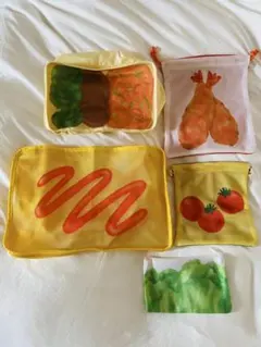 【新品未使用】旅するお弁当 トラベルポーチ 5点セット