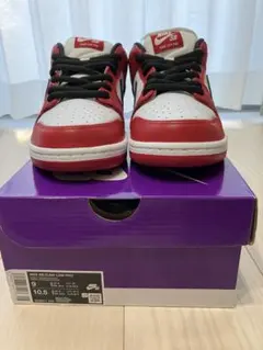 【値下げ】NIKE SB DUNK LOW PRO レッド/ホワイト 27㎝
