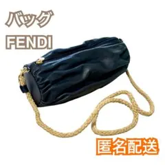 FENDI ショルダーバッグ 筒型 ネイビーのサムネイル