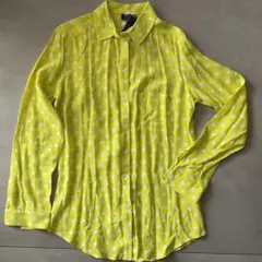 TOP SHOPトップショップ★新品 イエロードット レーヨンシャツ ブラウスのサムネイル
