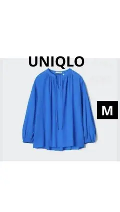 UNIQLO x JWアンダーソン コットンシアーボリュームブラウス☆ゆったりMのサムネイル