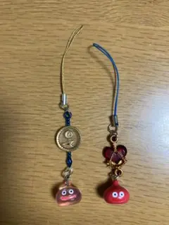 ドラゴンクエスト スライム ストラップ 2個セット キーホルダー