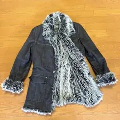 25年前頃のファー付き コーデュロイカーゴ パンツスーツMC2色は 