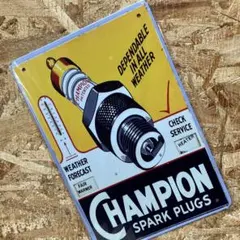 CHAMPION メタルサインプレート ガレージインテリアのサムネイル