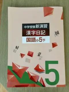 ⭐️上下セット⭐️漢字日記 小5 中学受験 新演習 国語 塾教材 新品