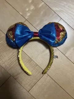 ミッキー耳風カチューシャ スパンコール装飾