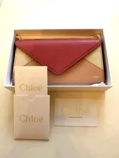 新品未使用Chloé レザー製Bananaコスメティックポーチ 保存袋付き 