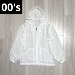 00s 短丈mesh zip-up hoodie archive y2k お兄系のサムネイル